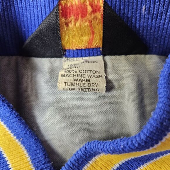 Satin Bomber Jacket Vintage Pla-Jac Dunbrooke Mens Jacket 40M42 Soccer Staff USA - Picture 4 of 7